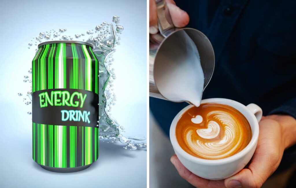 Diferencias entre el café y las bebidas energéticas y cómo afectan cada una al organismo