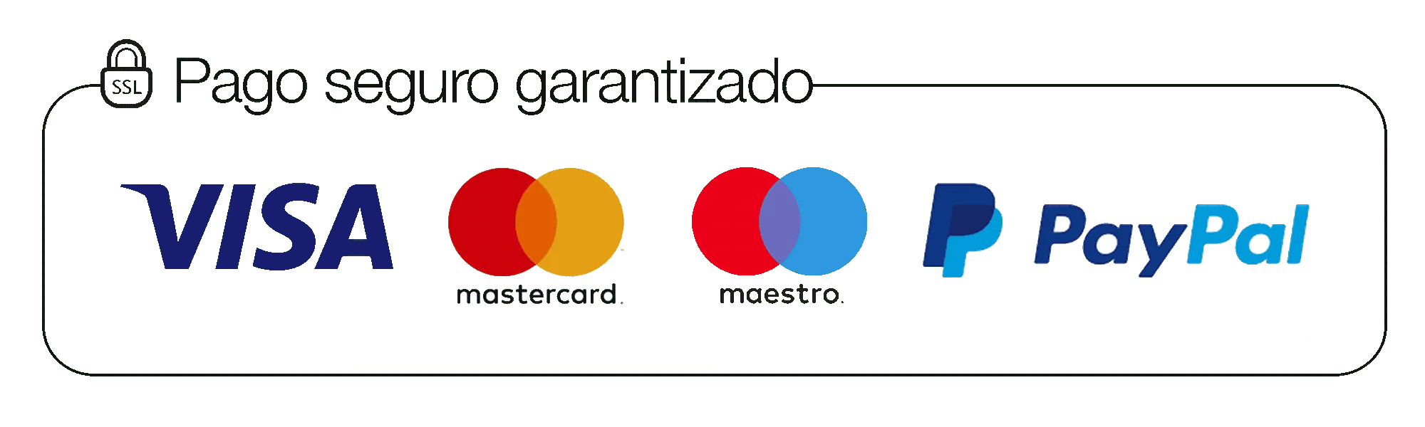 Certificado de pago seguro y métodos de pago