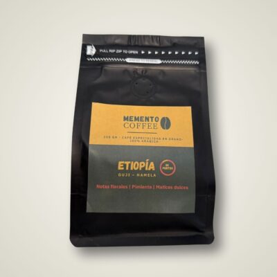 Café de especialidad de Etiopía en grano 250 gr y 500 gr