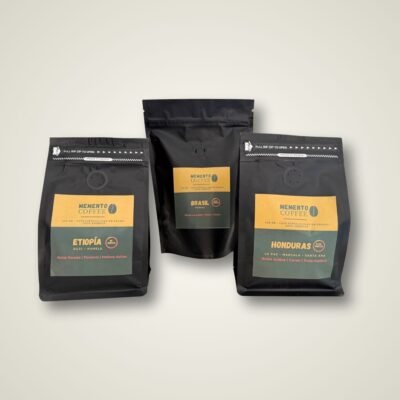 Pack de café de especialidad Vibrante. Tres orígenes únicos