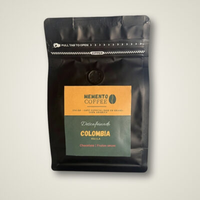 olsa de café descafeinado de especialidad de Colombia Huila 100% arábica - Memento Coffee